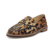 Vince Camuto Jordan Leopard Pony Hair Flat Slip On Casual Oxford Loafers Shoes