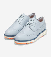 Cole Haan Original Grand Wing Oxford Golf Celestial Blue Lace Up Sneakers