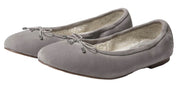 Sam Edelman Felicia Pebble Grey Slip On Rounded Toe Flexible Wide Ballet Flats