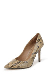 Sam Edelman Hazel Sandshell Multi Stiletto Heeled Pointed Toe Slip On Pumps