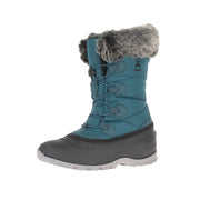 KAMIK MOMENTUM-3 Snow Seam-Sealed Waterproof Plush Faux-Fur Collar Boots TEAL (6, TEAL)