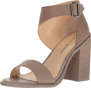 Kelsi Dagger Mayfair Portobello Taupe Block Heel Open Toe Heeled Dress Sandals