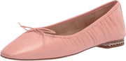 Sam Edelman Meg Cali Rose Bow Detail Textured Adornment Ballet Style Flats Shoes