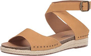 Lucky Brand Gladas Light Desert Tan Espadrille Wedge Sandal Open Toe Platform