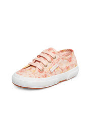 Superga x LoveShackFancy Kid's Classic Lace Up Low Top Sneaker TOKYO PINK