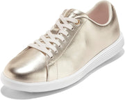 Cole Haan Grand Crosscourt II Gold Talca/Optic White Lace Up Round Toe Sneakers
