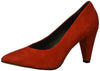 Lust For Life Women's Cambridge Cone Heel Pointed Toe Dress Retro Pumps Red