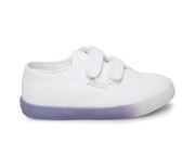 Superga Gradient Dual Strap Low Top Rounded Toe Flat Heel Sneakers WH