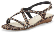 Jessica Simpson Trixtelle Natural Open Toe Embellished Clear Low Wedge Sandals