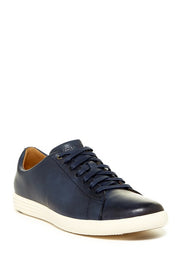 Cole Haan Grand Crosscourt II Navy Leather Brnsh Fashion Lace-Up Sneakers