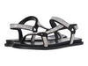 Vince Camuto Arabelem Black Crystal Ankle Strap Fashion Rhinestone Flat Sandals