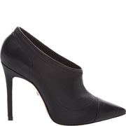 Schutz Paloma Aco Black leather high heel pointed toe dress bootie pumps