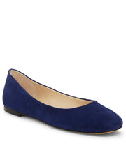 Vince Camuto Women's BICAnna Ballet Flat New Navy Blue Suede Round Toe