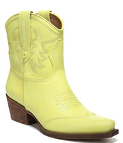 Circus by Sam Edelman Josephina Citrus Pointed Toe Block Heeled Western Booties