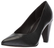 Lust For Life Women's Cambridge Cone Heel Pointed Toe Dress Retro Pump Black