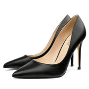 COLETER Fashion High Heel Pointy Toe Dress Shoes Slip on Stiletto Pointy Toe Pumps