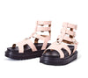 Lemonade Gladys Pink Gladiator Cushioned Open Toe Platform Sandals