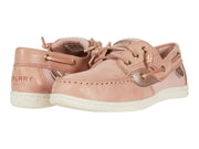 Sperry Top-Sider Songfish Slip On Lace Up Rounded Toe Boat Loafers Shoes BLUSH