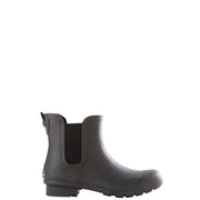 Roma Women's Chelsea High Ankle Vegan Rain Boots Waterproof, Matte Charcoal (8, Matte Charcoal)