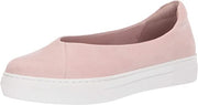 JSlides Felecia PINK NUBUCK Slip On Fashion Low Top Almond Toe Platform Sneakers