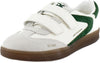 Sam Edelman Talia Optic White/Bright Pine Rounded Toe Low Top Flat Sneakers