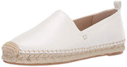 Sam Edelman Khloe Bright White Slip On Round Toe Espadrille Flat Loafers Wide