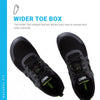 Xero Shoes Men's Prio Neo Asphalt Black Barefoot Casual Comfort Training Shoes 10
