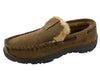 Clarks Men's Warren Slip On Loafer Brown Suede Fur Lined Casual Shoes (9, Sage)