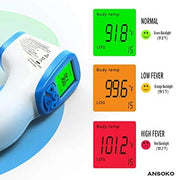 Infrared Thermometer Digital Meter LCD No Contact Forehead Temperature Gun