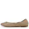 Sam Edelman Felicia Beige Leather Fashion Slip On Lace Ballet Flats Narrow