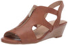 Aerosoles A2 Women's HAPPENSTANCE Sandals Open Toe Pink Metallic Leather