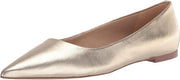 Sam Edelman Wanda Molten Gold Pointed Toe Slip On Fashion Ballet Flats Shoes