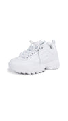 Fila Women's Disruptor II White/White Fashion Lace Up Chunky Casual Sneakers 11