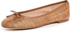 Sam Edelman Felicia Luxe Cuoio Weave Slip On Round Toe Flexible Ballet Flats
