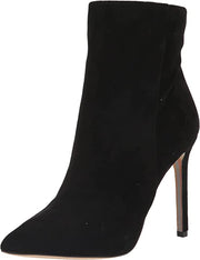 Sam Edelman Wrenley Black Stiletto Heel Pointed Toe Fashion Leather Ankle Bootie