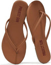 Project Sun Fiorella Brown Casual Slip On Thong Beach Sandals