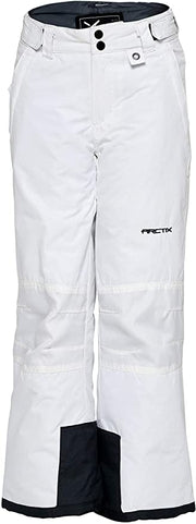 Arctix Kids Husky Snow Pants with Reinforced Knees and Seat Husky White