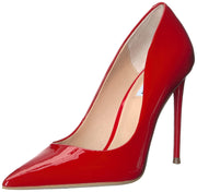 Steve Madden Vala Red Patent Leather High Stiletto Pointed Toe Dress Pumps