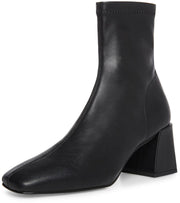 Steve Madden Gallagher Black Zipper Closure Rounded Toe Classy Ankle Boot