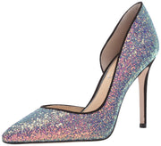 Jessica Simpson Pheona Blush Pink Glittered Stiletto Heeled Classic Dressy Pumps