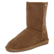 Bearpaw Women's Emma Short Hickory Brown Suede Fur Lined Fashion Boot