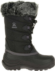 Kamik Girl's Snowgypsy3 Boot Black Waterproof Kids Snow Boots