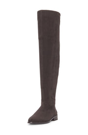 Vince Camuto Hailie Dark Slate Grey Pointed Toe Over The Knee Suede Boots