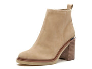 Vince Camuto Gorgan Tortilla Zipper Closure Rounded Toe Ankle Heeled Boot