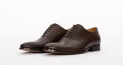 PAIR OF KINGS CLASSIC MEN'S DEUCE BROWN LEATHER OXFORD DRESS SHOES