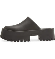 Jeffrey Campbell Clogge Black Fashion Slip On Slide Chunky Platform Mule Sandals