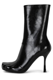 Jeffrey Campbell Visionary Black Foot Toe Stiletto Bootie Ankle Fashion Boots