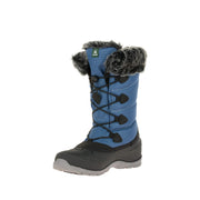 Kamik Women's Snow Boot Blue Fur Lined Warm Waterproof Snow Boots