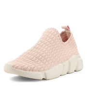 Cape Robbin Women's Xayah-3 Nude Quilted Fashion Cloud Nine Slip On Sneakers